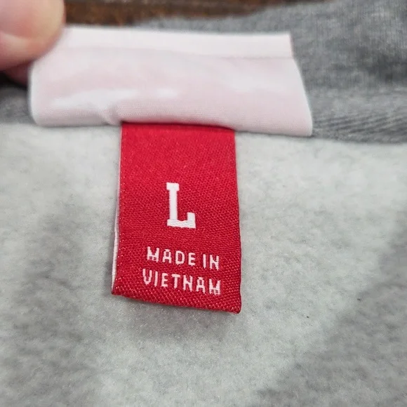 New Orleans Pelicans Basketball Gray Sweatshirt By Mitchell & Ness - Picture 6 of 9